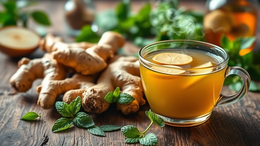 ginger boosts immune recovery