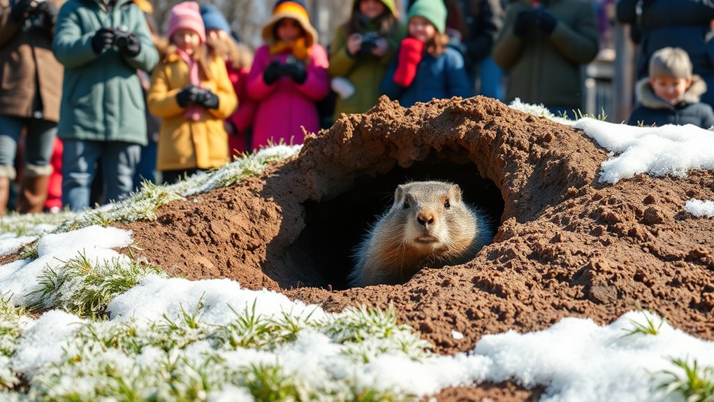 groundhog predicts spring arrival