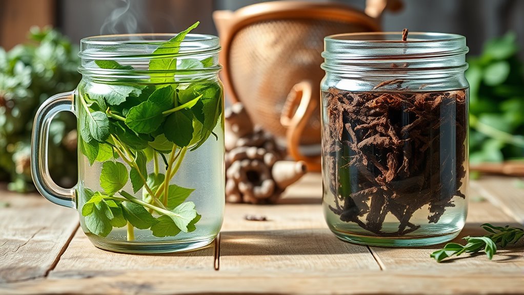 herb type determines method