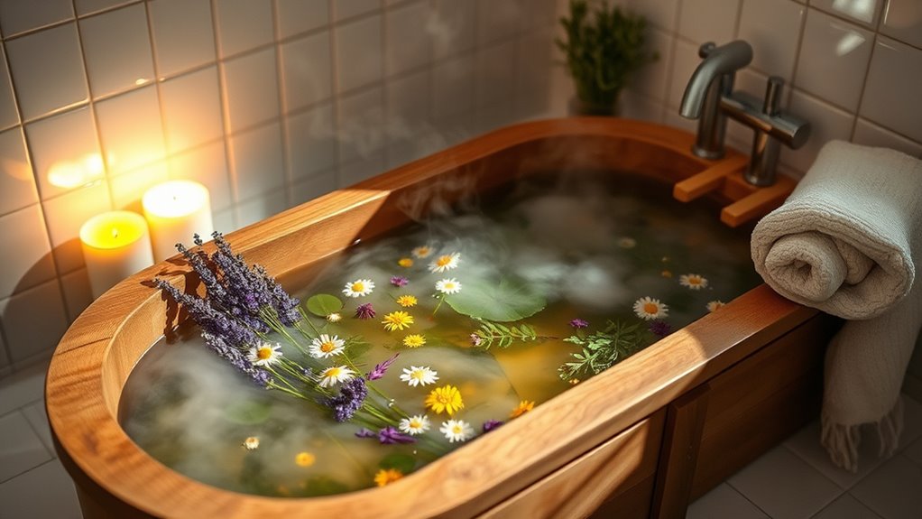 herbal baths reduce stress