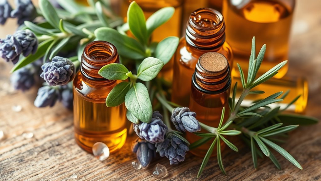 herbal oils soothe muscles