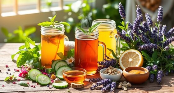 herbal snacks and drinks