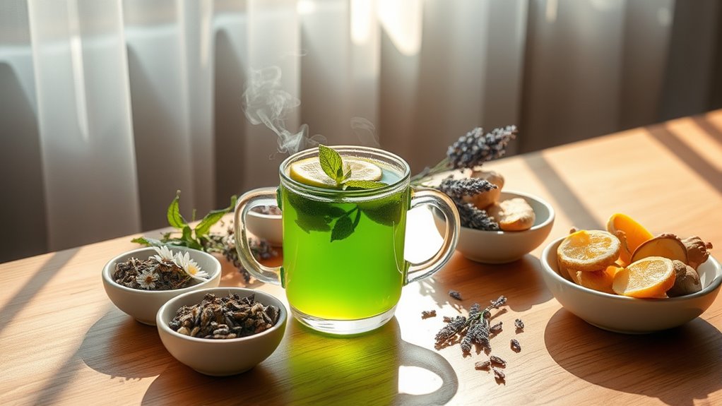 herbal tea morning ritual