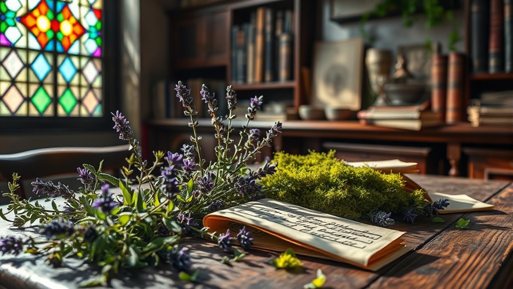 herbs as mystical symbols