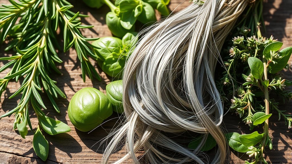 herbs delay gray hair