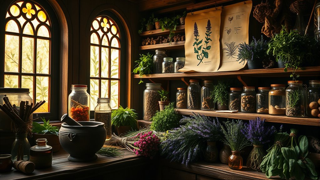 herbs sacred spiritual connection