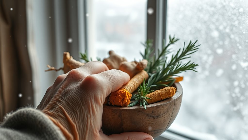 herbs soothe winter joint pain