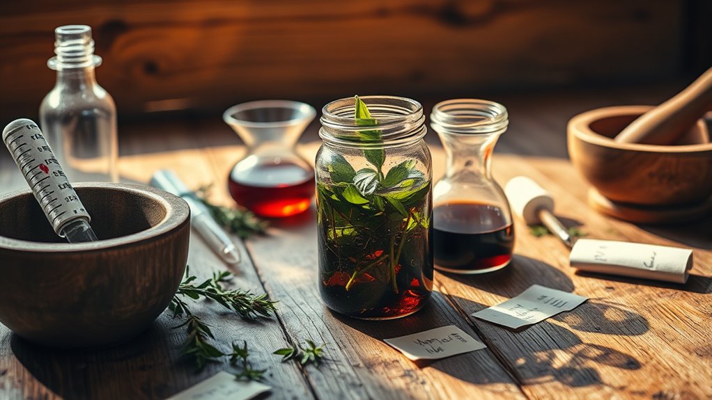 how to make herbal tinctures