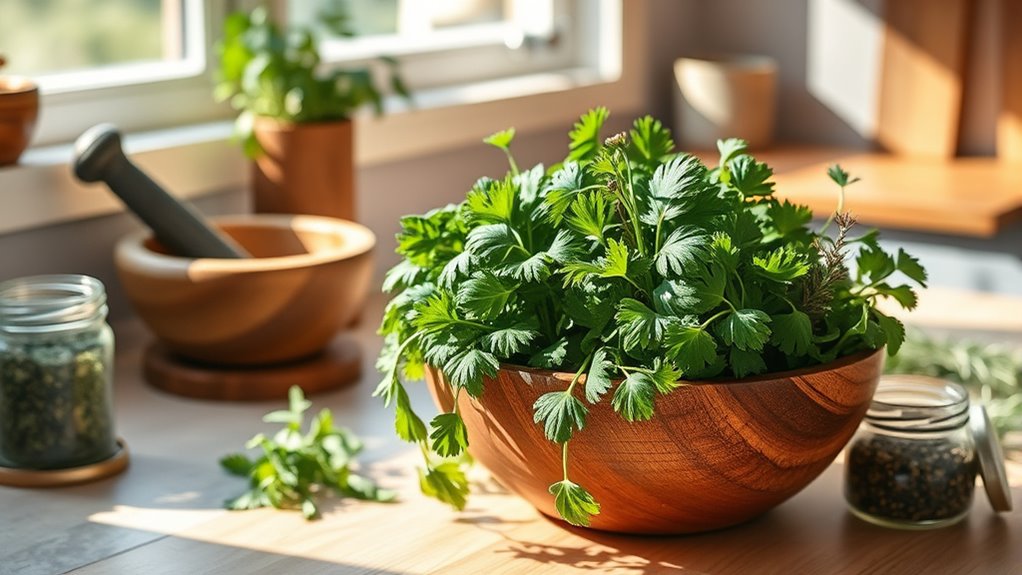incorporate herbs into daily routines