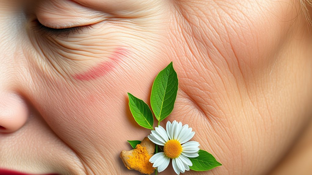inflammation damages skin structure