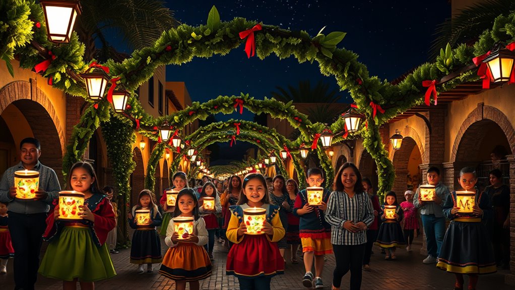 mexican christmas processions celebration