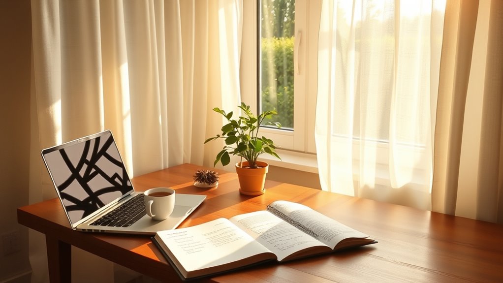 minimize distractions organize materials