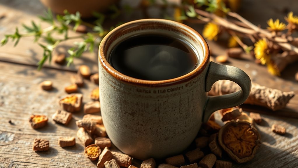 nutty caffeine free detox brew