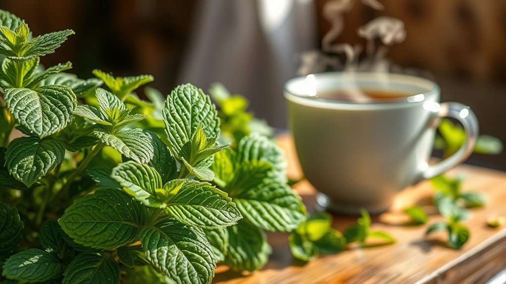 peppermint energizes and sharpens