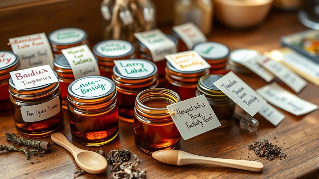 proper labeling and storage