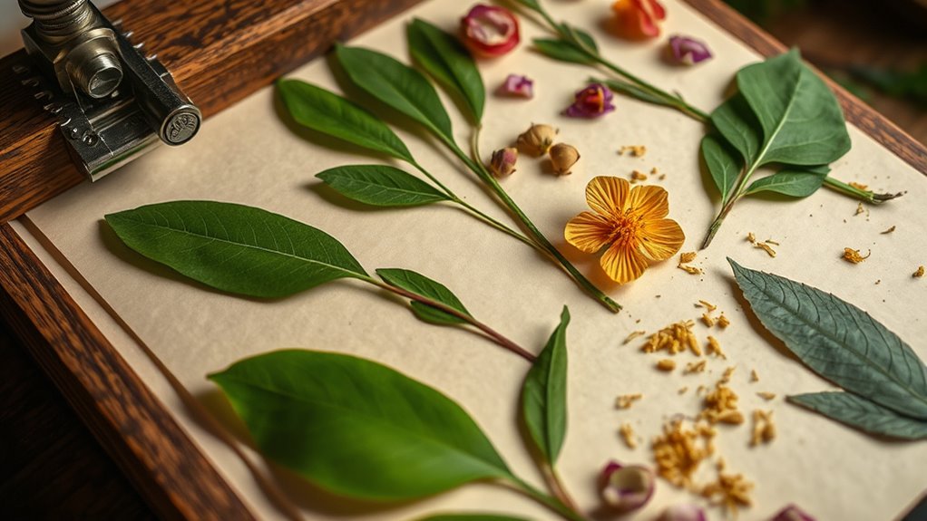 proper plant pressing technique