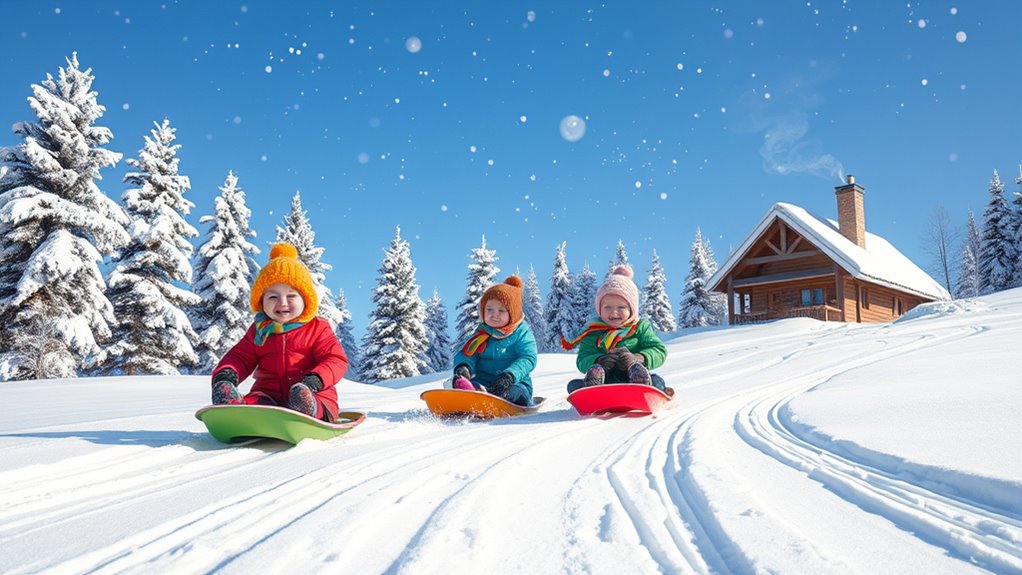 sharing snowy winter adventures