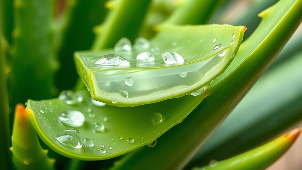 soothing healing aloe vera
