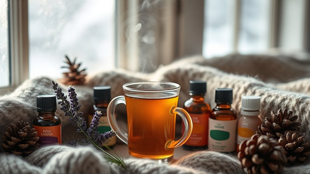 uplifting mood with essential oils