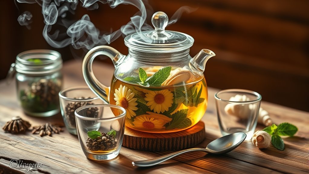 use herbal teas cautiously