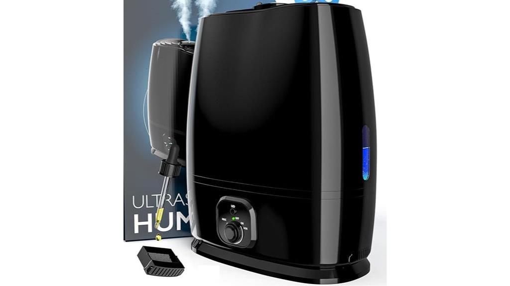 large 6l humidifier capacity