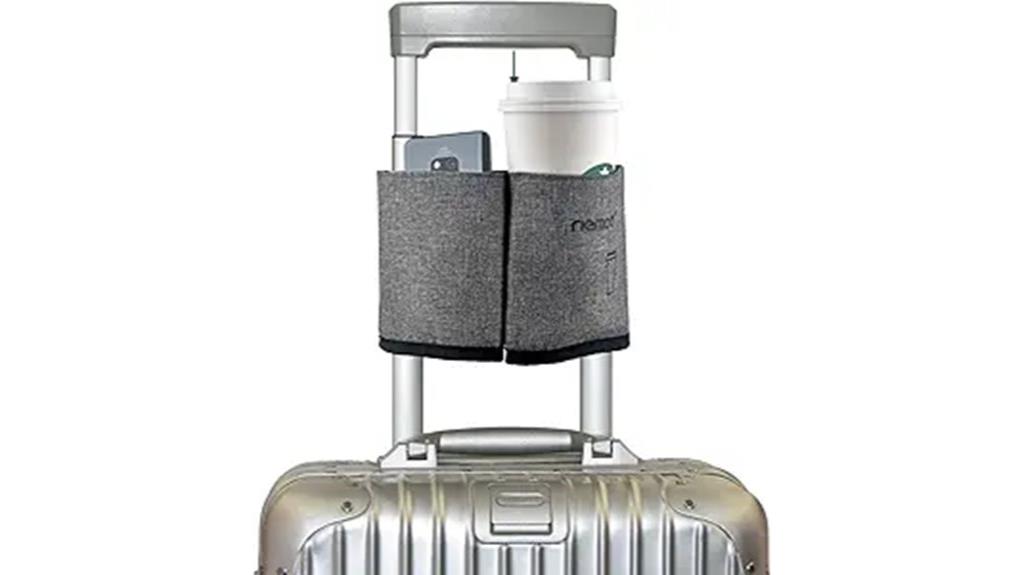 luggage handle travel cup