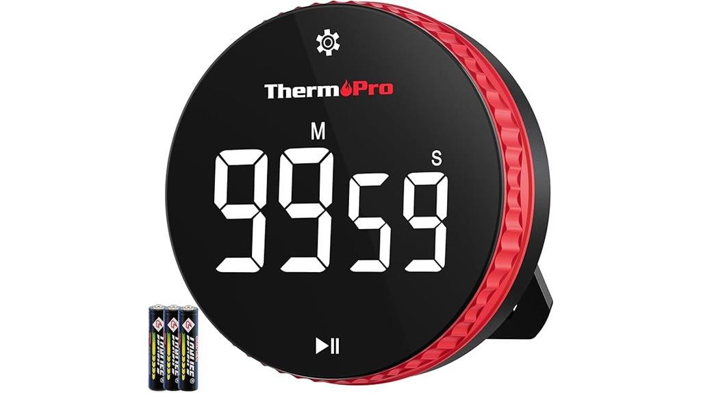 magnetic digital kitchen timer