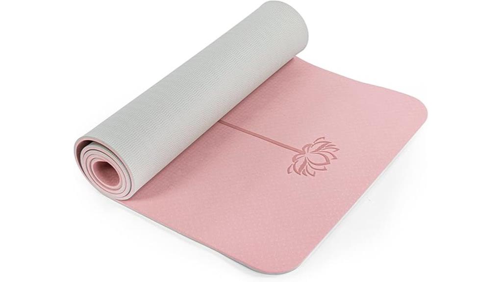 non slip yoga mat with bag