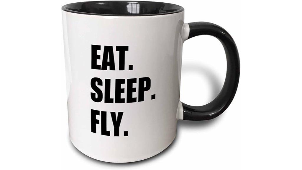 pilot s fly sleep mug