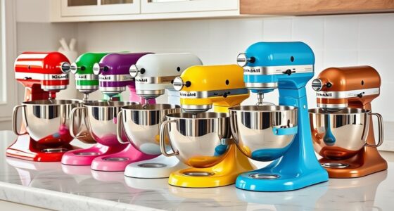 top colorful kitchenaid mixers