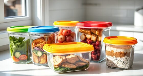 top glass meal containers