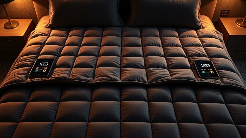 top king size dual electric blankets