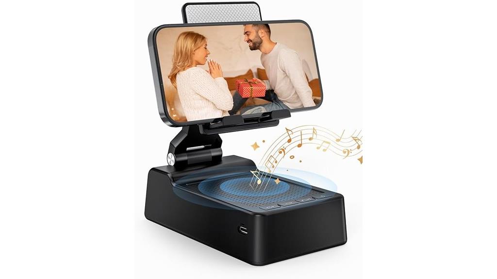 wireless phone stand speaker
