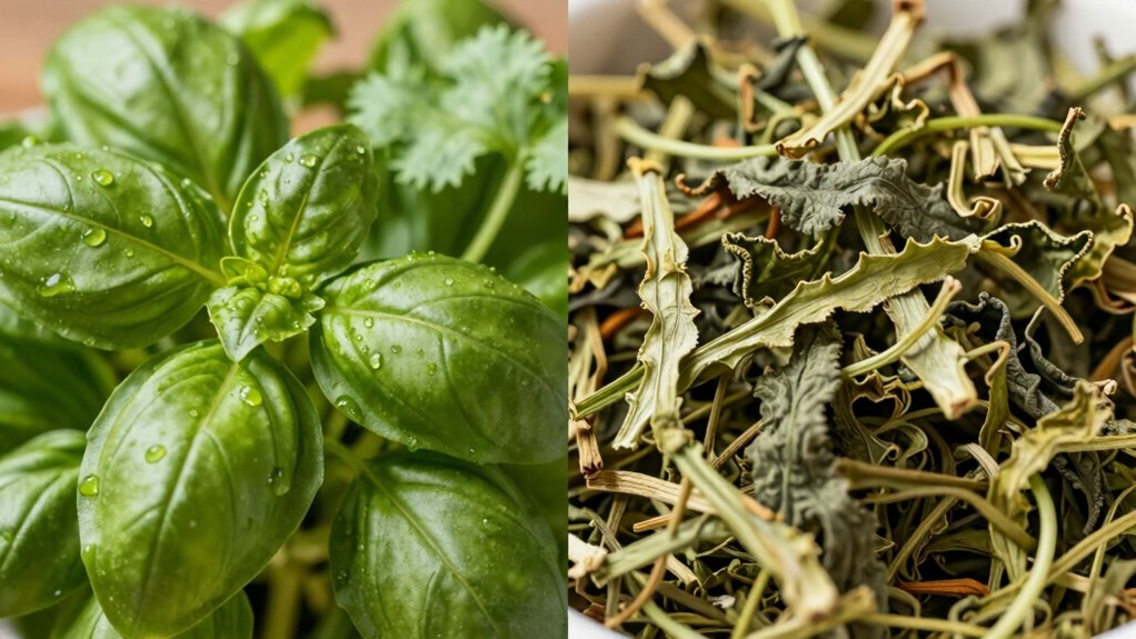 dried herbs concentrate flavors