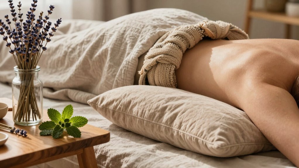 herbal teas and aromatherapy