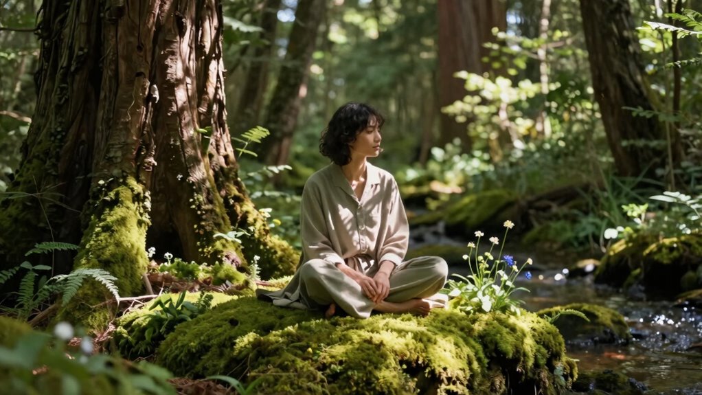 natural layered calming experience