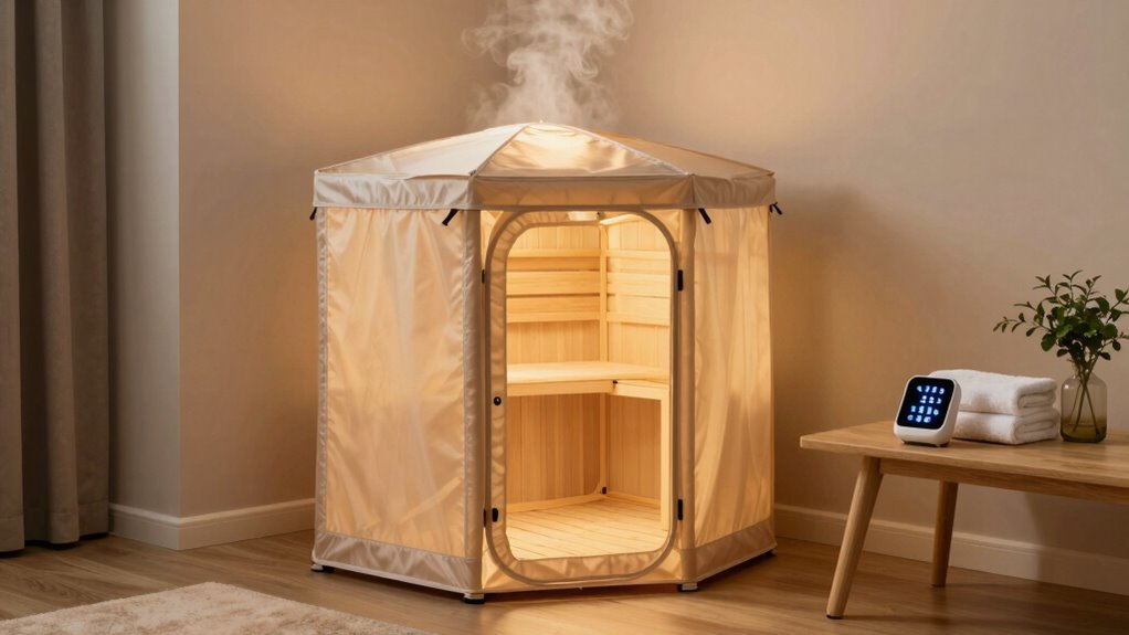 portable sauna for small spaces