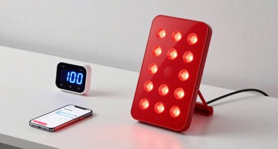 red light therapy controls