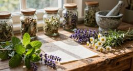 relaxed herbal practice