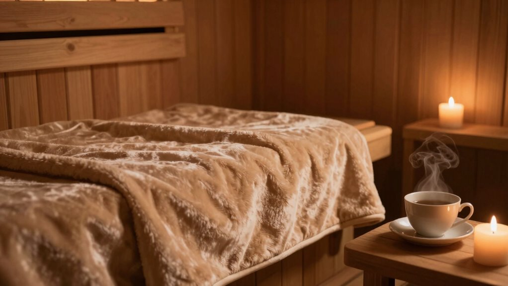 safe adjustable sauna blanket