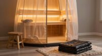 sauna tents vs blankets