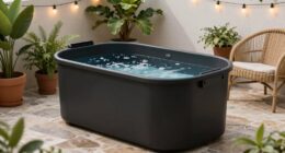 small patio cold tubs