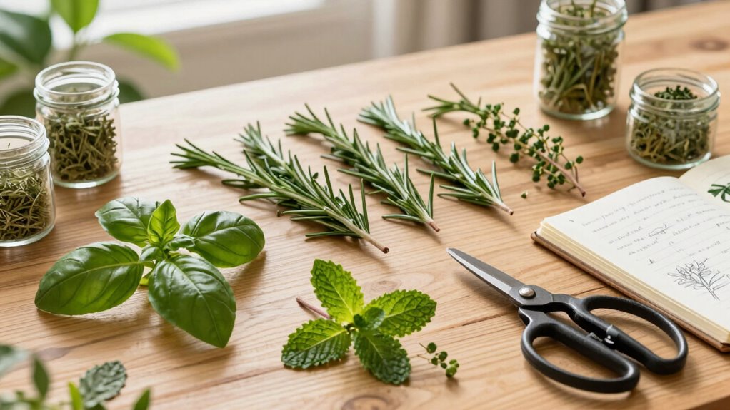 start small learn herbs
