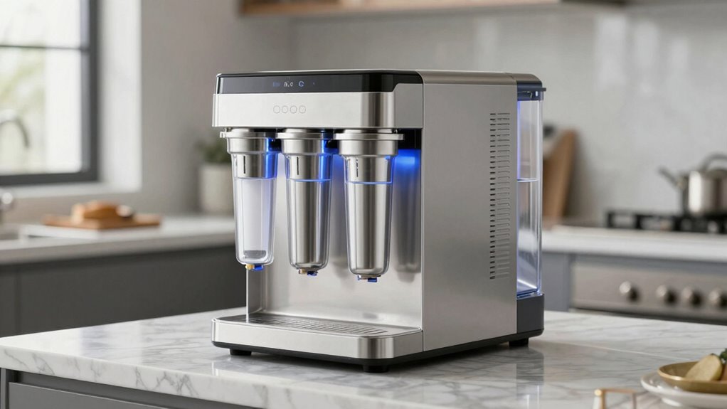 uv equipped countertop ro