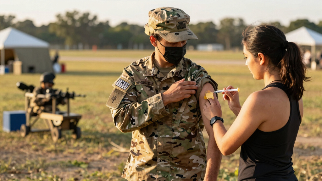 US military requires flu vaccine for some after outbreak in Texas training center
